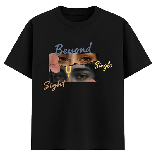 Beyond Single Sight Graphic T-Shirt – Spiritual Aesthetic Unisex Tee