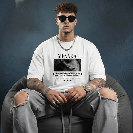 Menaka Graphic Oversized T-Shirt – Mythical Aesthetic Streetwear | Vastvik