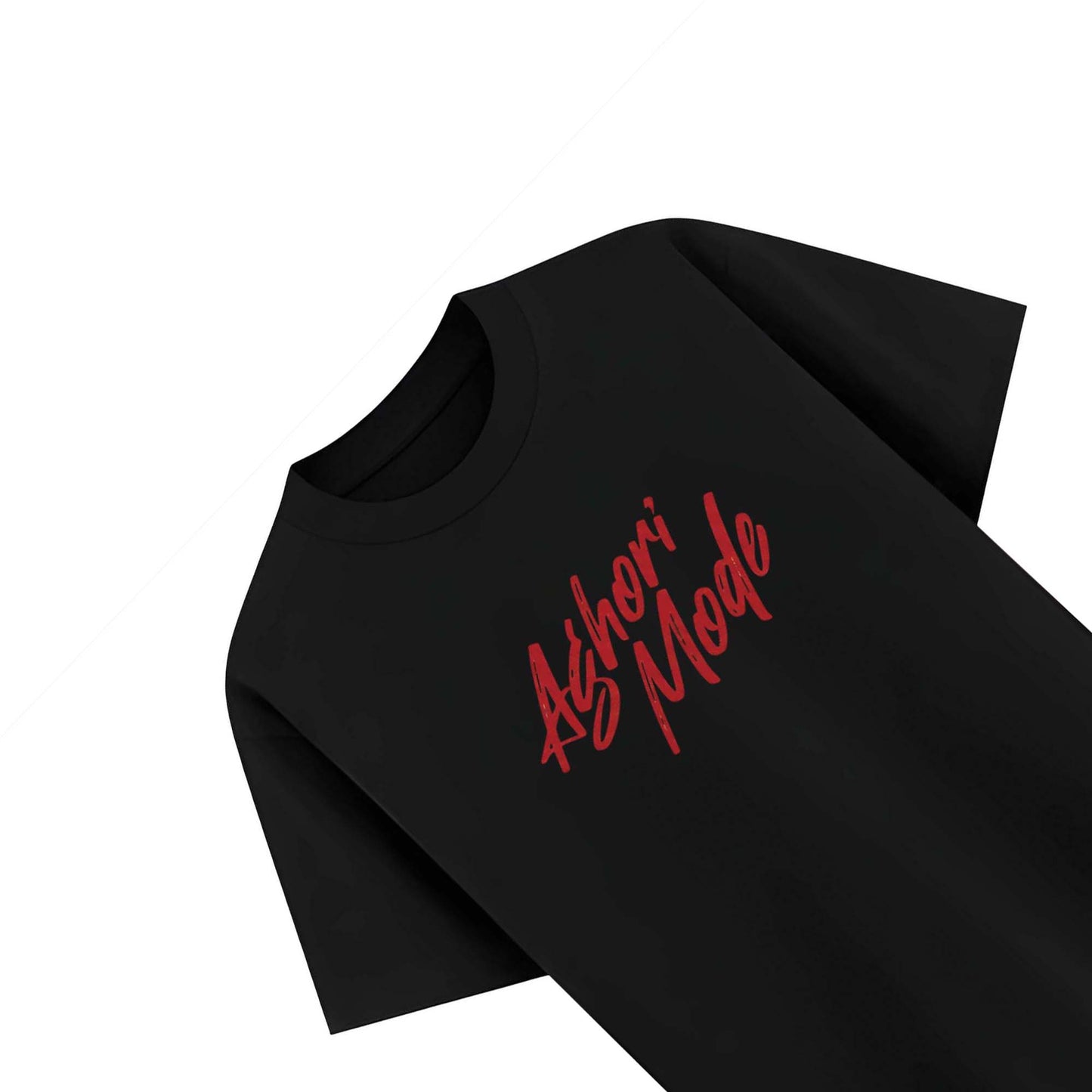 Ashram Mode Oversized T-Shirt – Spiritual Aesthetic Black Streetwear | Vastvik