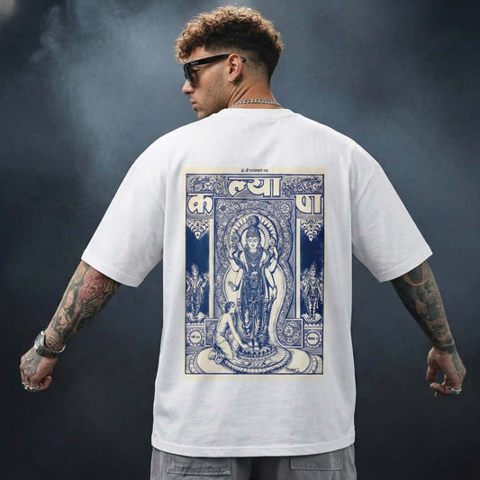 Kalyan Roop Oversized T-Shirt – Lord Vishnu Inspired Streetwear