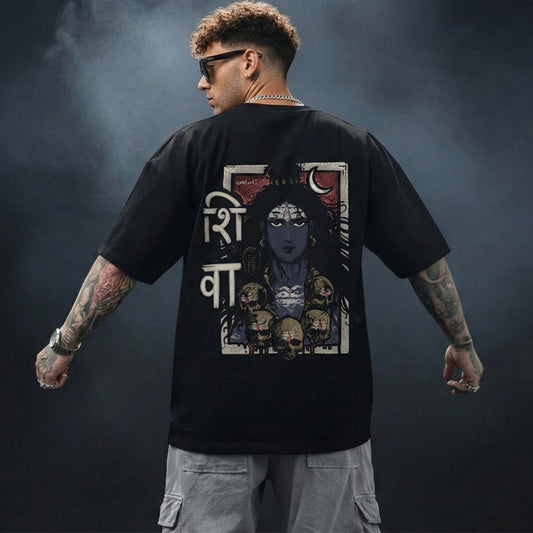Bhairav – Fearless Form | Oversized Dark Spiritual Streetwear T-Shirt