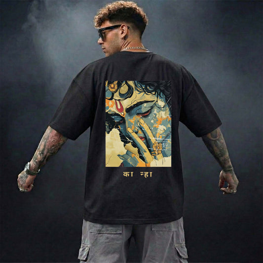 Kanha – Divine Artform | Oversized Artistic Spiritual Streetwear T-Shirt