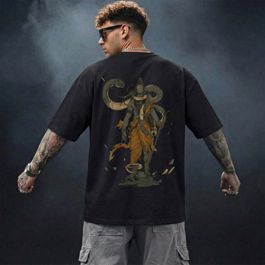 Mahakaal – Lord of Time | Oversized Mahadev Spiritual Streetwear T-Shirt