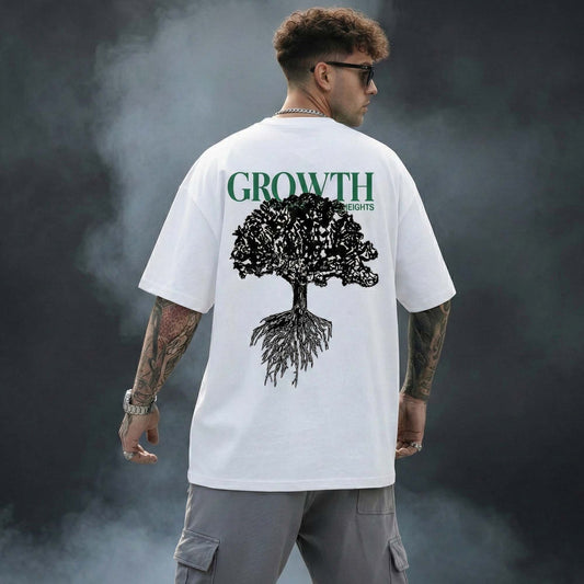 Growth Mindset T-Shirt | Tree Roots Design Premium Streetwear