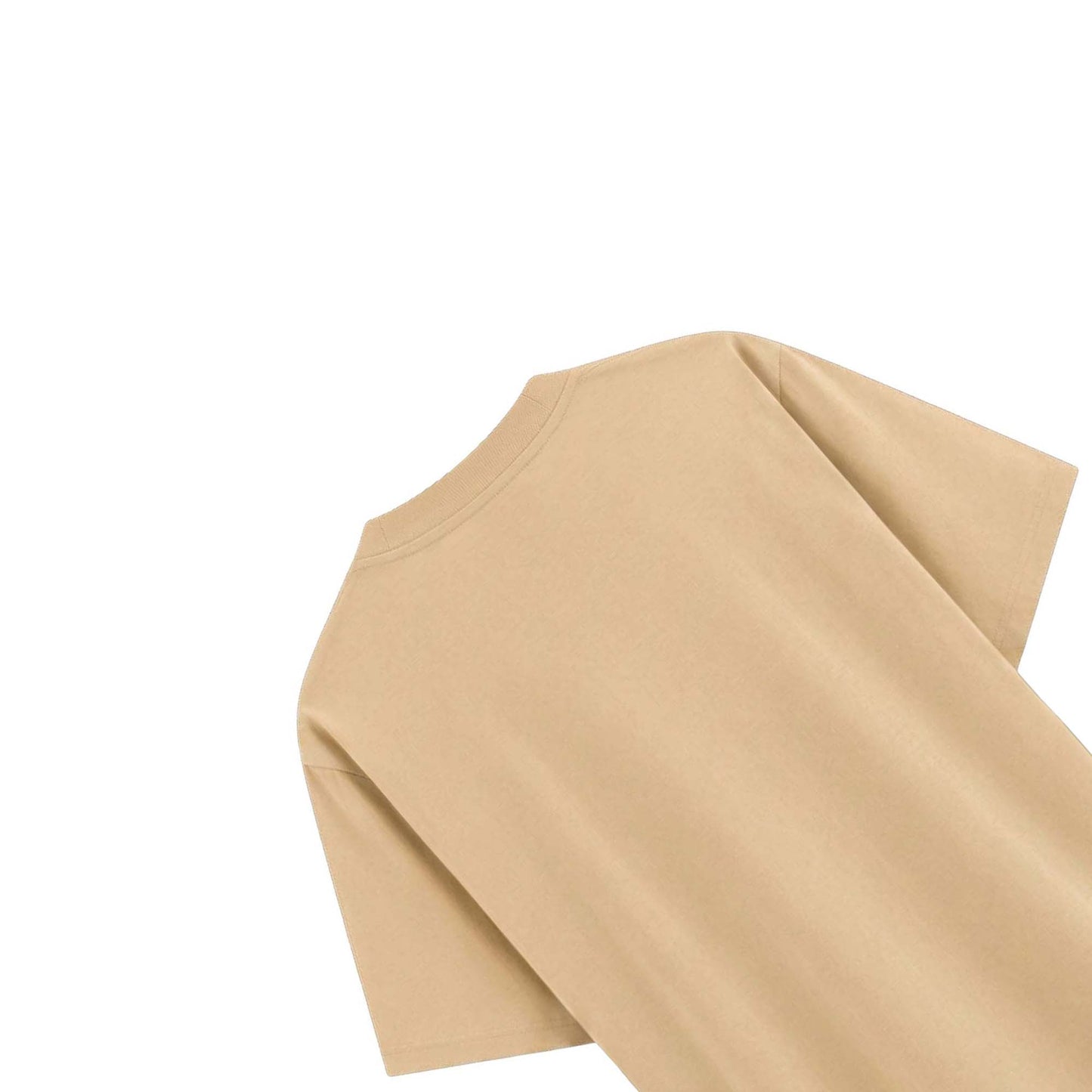 Men’s Urban Tribal Smile Graphic T-Shirt – Beige Casual Streetwear Tee