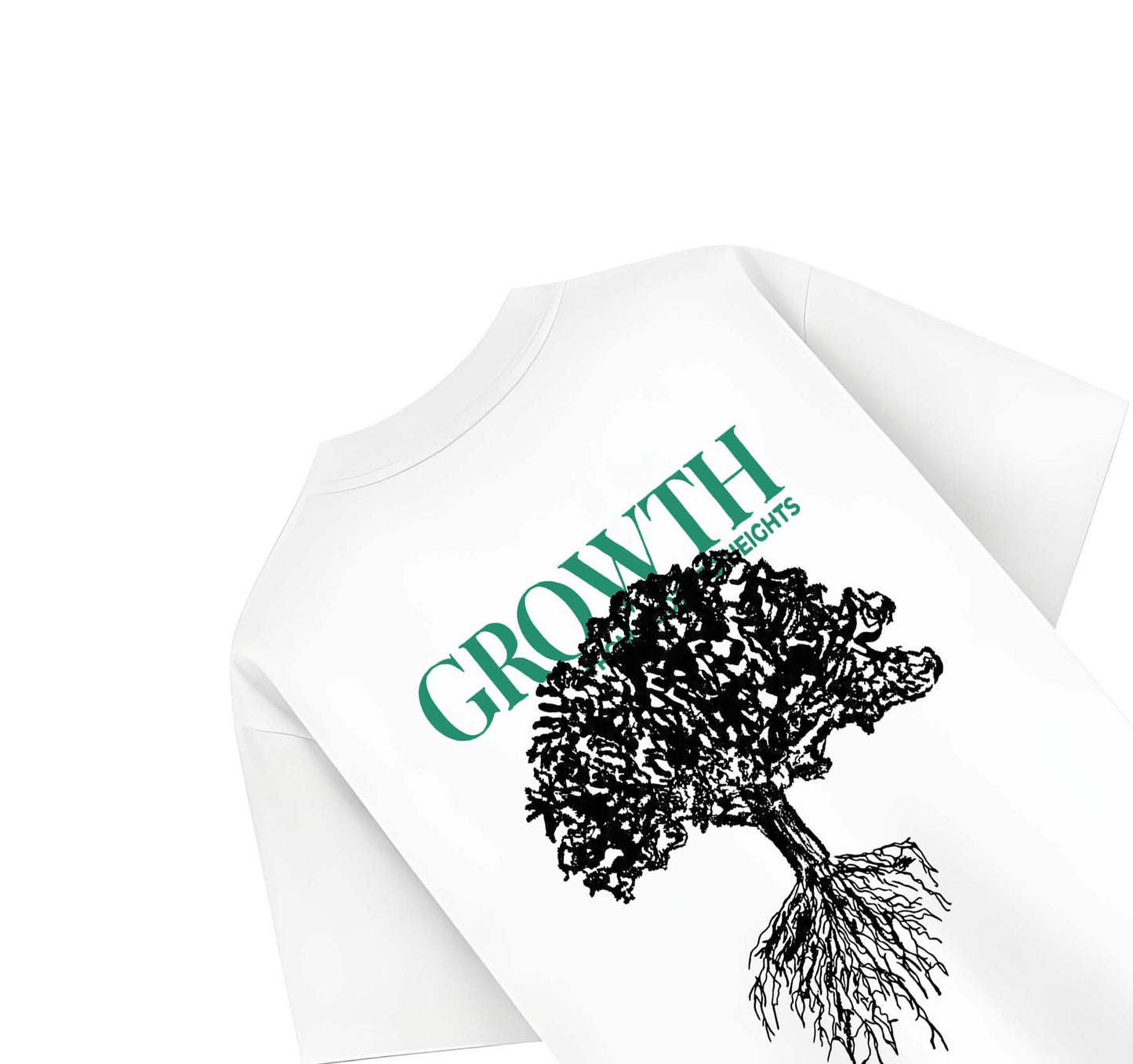 Growth Mindset T-Shirt | Tree Roots Design Premium Streetwear