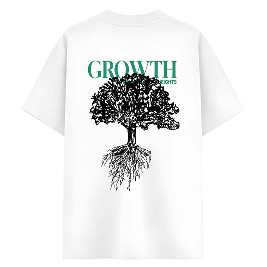 Growth Mindset T-Shirt | Tree Roots Design Premium Streetwear