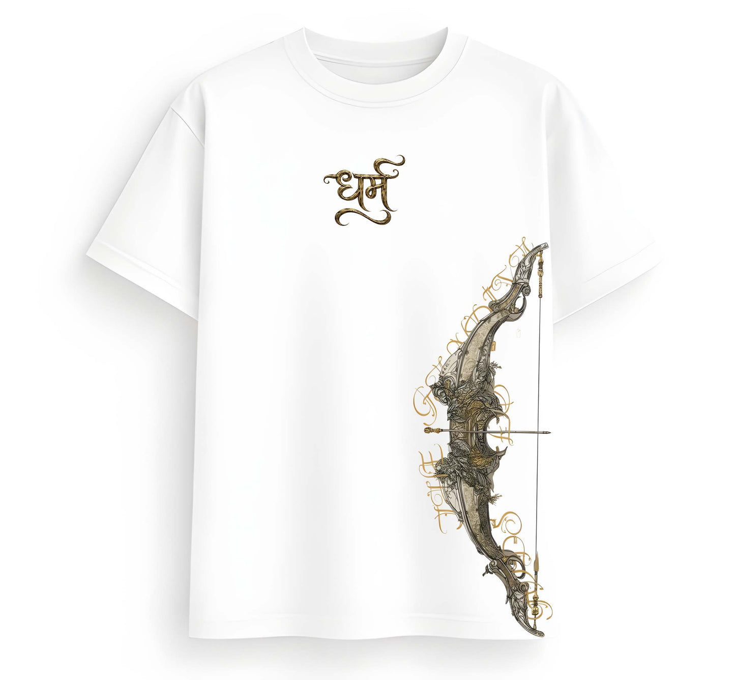 Dhanush – Warrior’s Resolve | Oversized Spiritual Streetwear T-Shirt