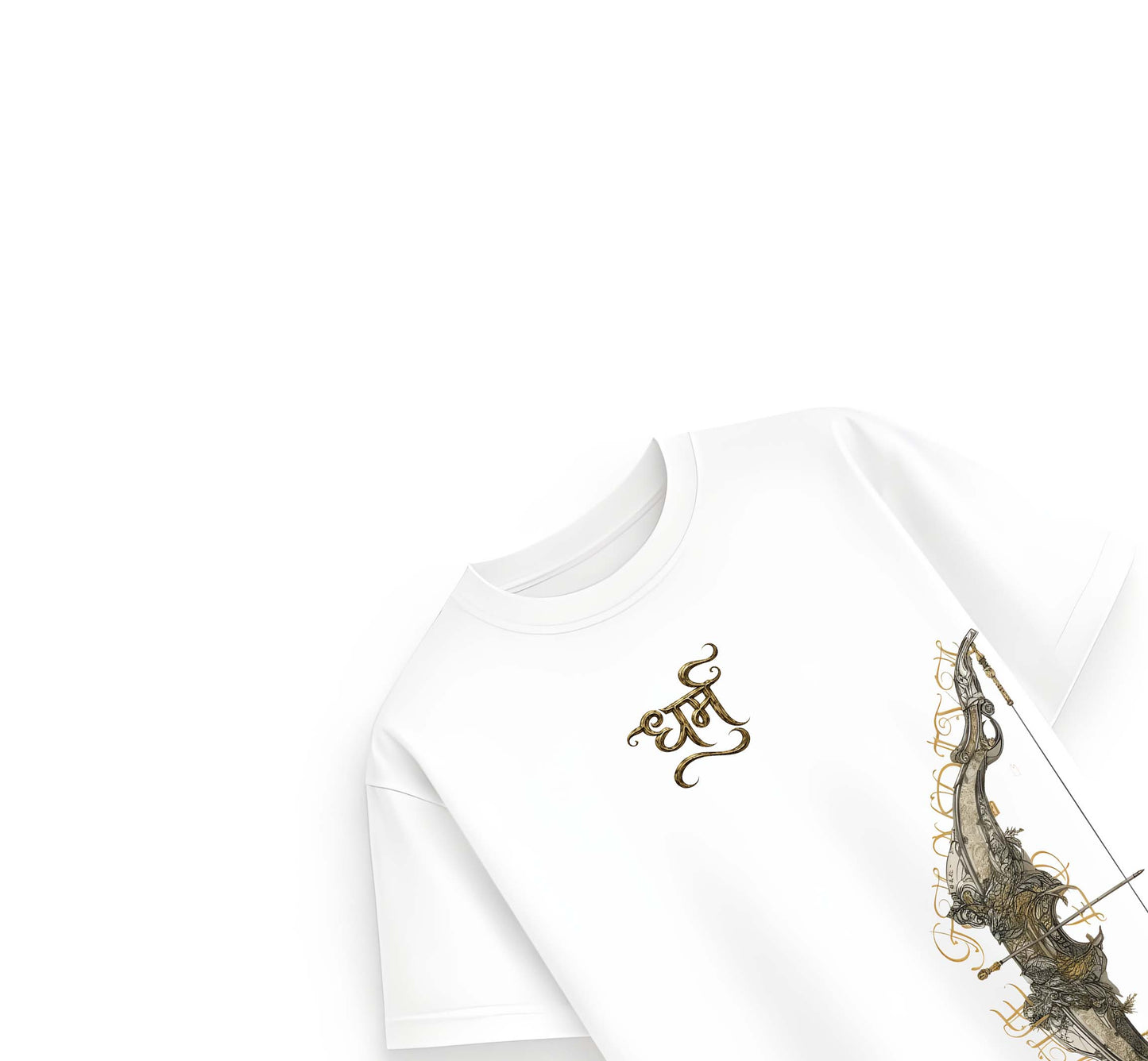 Dhanush – Warrior’s Resolve | Oversized Spiritual Streetwear T-Shirt