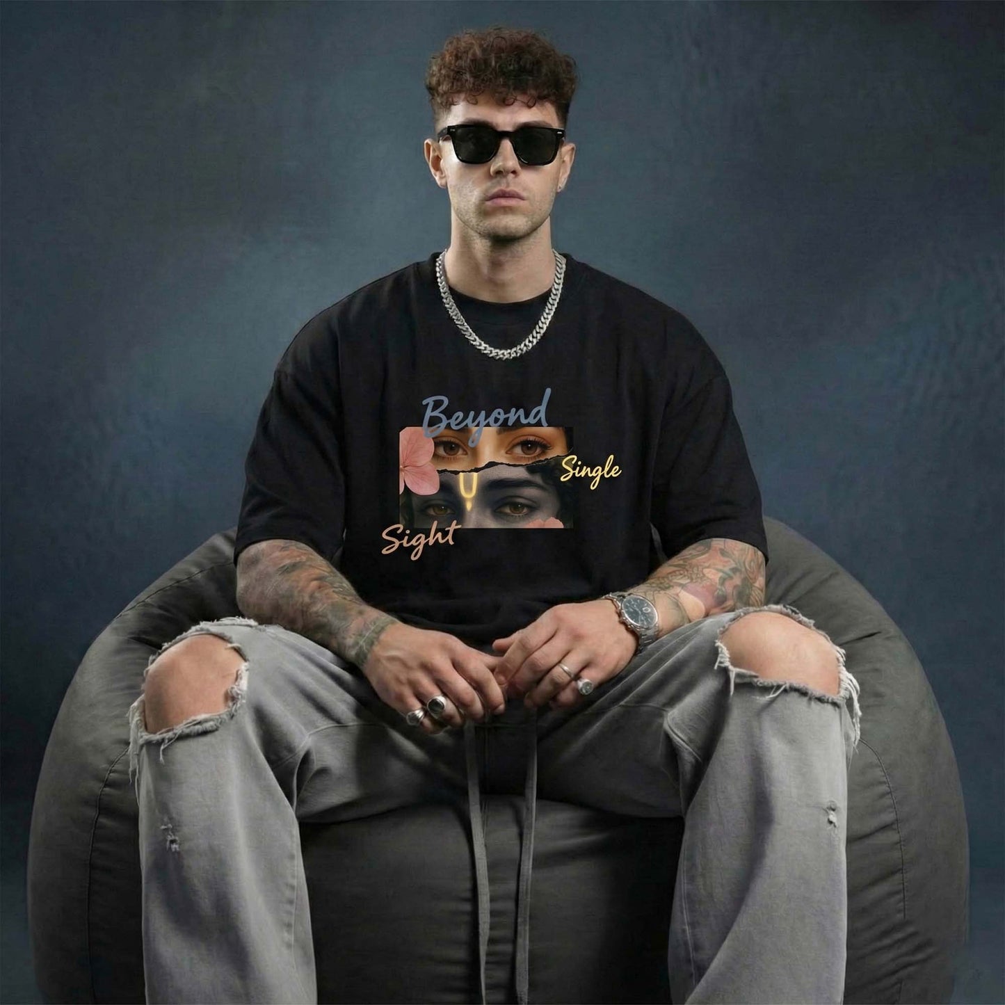 Beyond Single Sight Graphic T-Shirt – Spiritual Aesthetic Unisex Tee