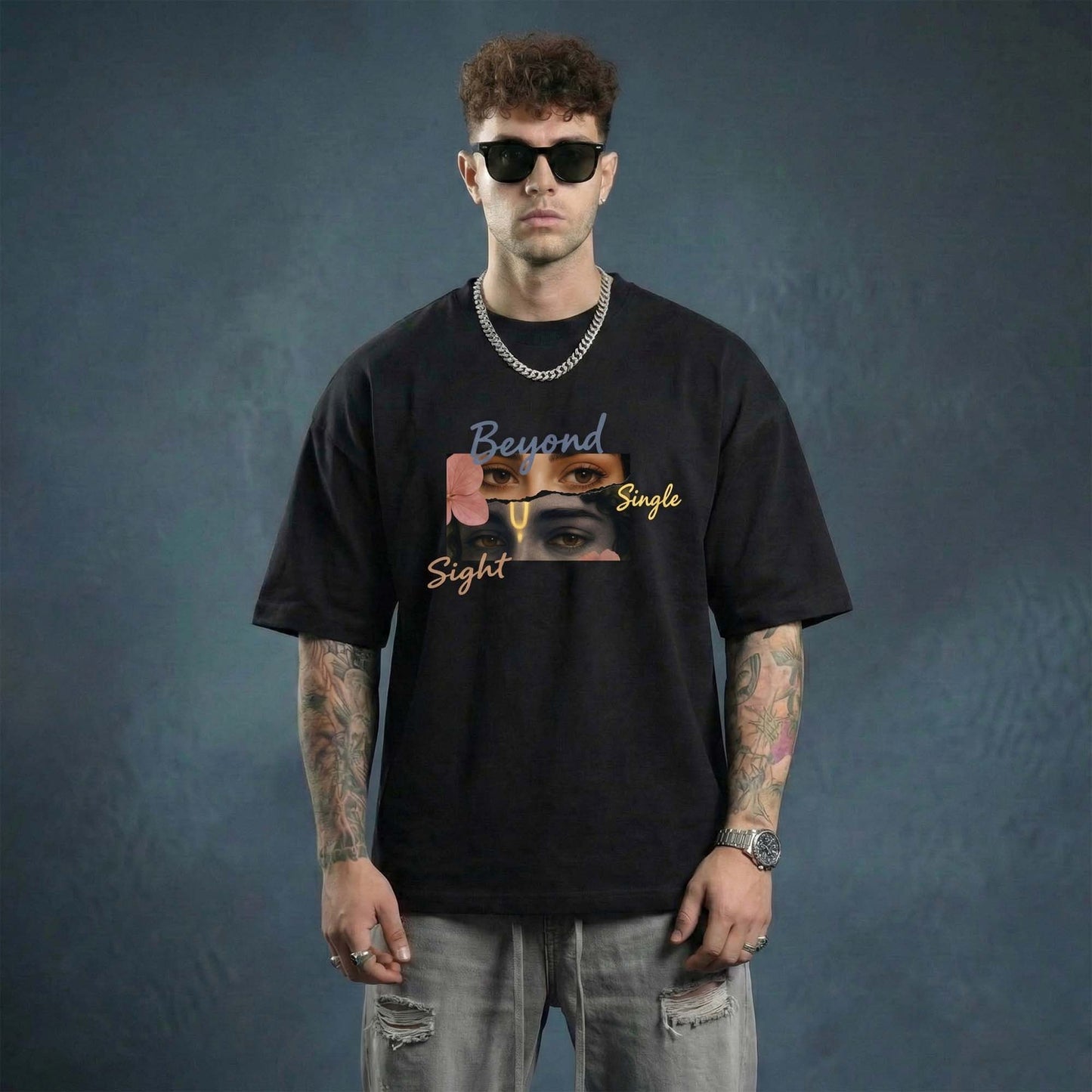 Beyond Single Sight Graphic T-Shirt – Spiritual Aesthetic Unisex Tee