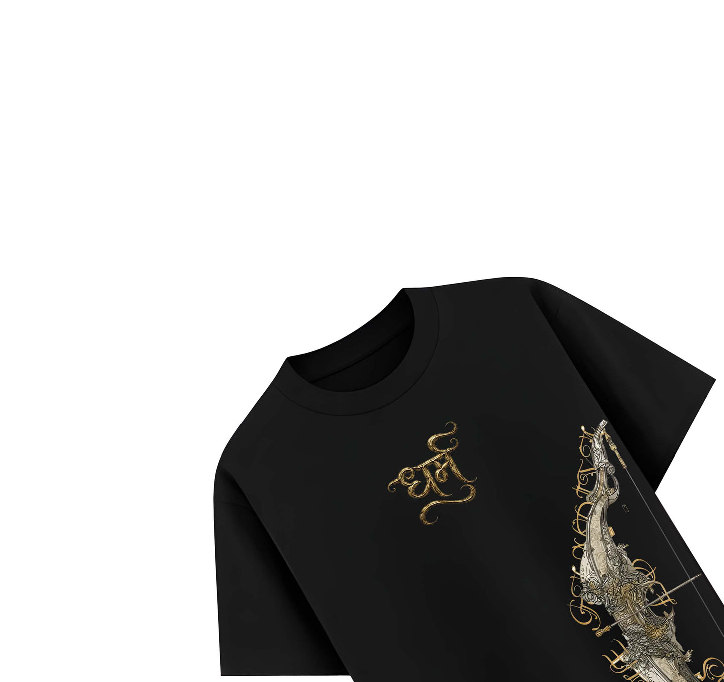 Dhanush – Warrior’s Resolve | Oversized Spiritual Streetwear T-Shirt