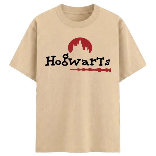 Magic School Inspired Graphic T-Shirt for Men – Wizard Spell Back Print Tee