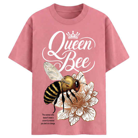 Queen Bee Women’s T-Shirt – Bold Feminine Statement Graphic Tee